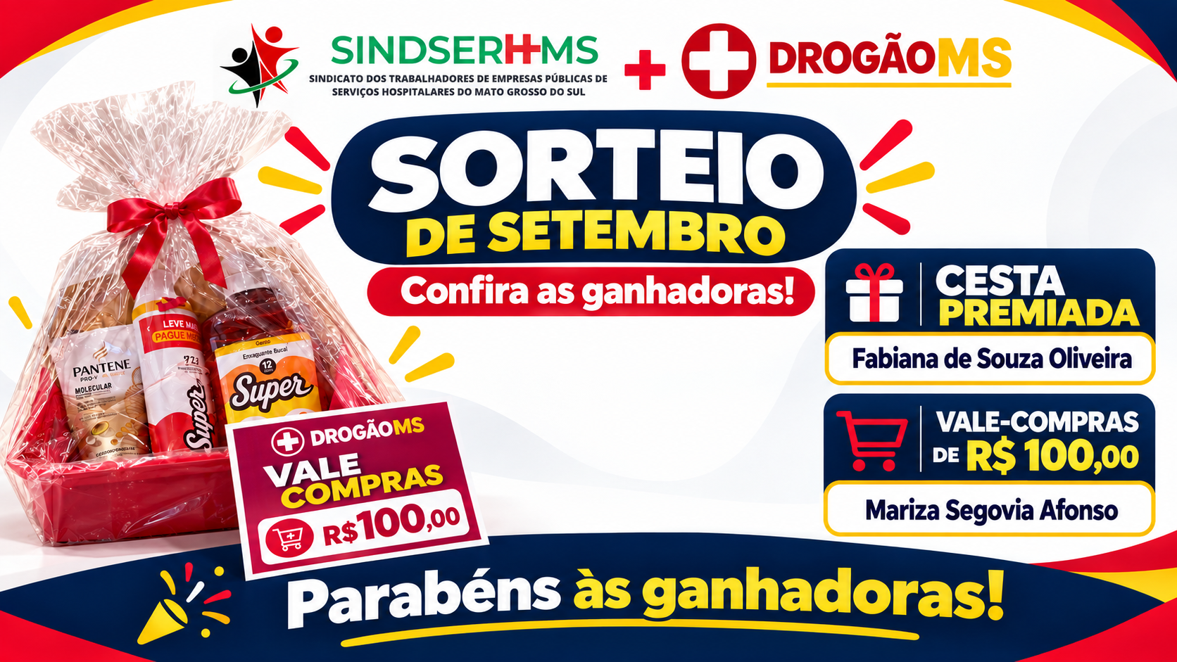 🎉 Setembro terminou com prêmios para nossas filiadas!